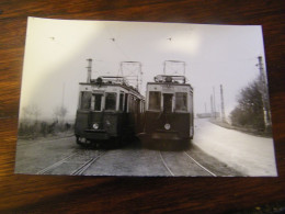 Photographie - Erstein (67) -Tramway  - Remorques N° 508 & 512 - Ligne Rhinau - 1953 - SUP (HY 92) - Other & Unclassified