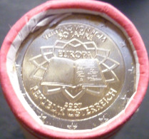 Austria - 2 Euro 2007 - 50° Firma Del Trattato Di Roma - KM# 3150 - Rotolino 25 Monete - Rollos