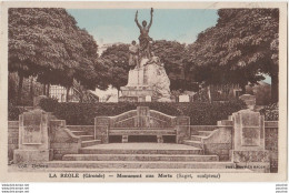 I24-33)  LA REOLE (GIRONDE) MONUMENT AUX MORTS (SAGET , SCULPTEUR)  - (2 SCANS) - La Réole