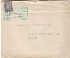 COLOMBIA 1920 LETTER SENT  FROM MEDELLIN TO PARIS - Colombie