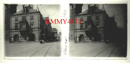 OBERNAI En 1933 (Bas Rhin) - Plaque De Verre En Stéréo - Taille 58 X 128 Mlls - Plaques De Verre
