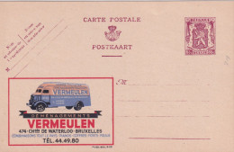 Belgio INTERO POSTALE NUOVO PUBLIBEL  Figurato AUTOMOBILIPER TRASLOCHI - Voitures