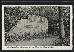 AK Pforzheim, Das Auerbachdenkmal  - Pforzheim