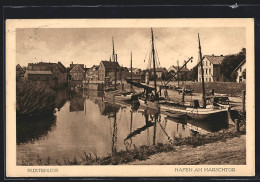 AK Buxtehude, Hafen Am Marschtor  - Buxtehude