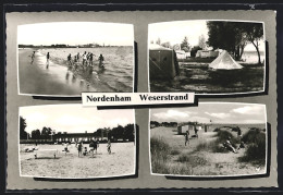 AK Nordenham, Campingplatz Weserstrand  - Nordenham