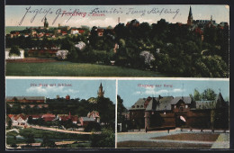 AK Friedberg /Hessen, Burg Mit Schloss, Ortsansicht  - Friedberg