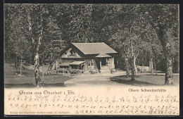 AK Oberhof I. Th., Gasthaus Obere Schweizerhütte Mit Strasse  - Oberhof