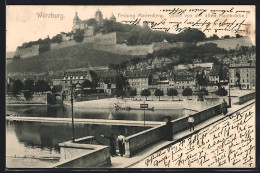 AK Würzburg, Ansicht Der Festung Marienberg  - Wuerzburg