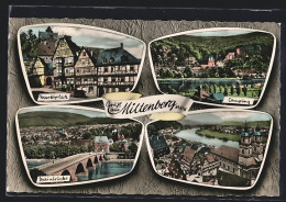 AK Miltenberg, Marktplatz, Camping, Mainbrücke, Ortsansicht  - Miltenberg A. Main