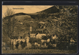 AK Sasbachwalden, Ortsansicht Mit Kirche Und Umgebung  - Sasbach