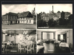 AK Wernesgrün I. Vogtl., Konsum Gaststätte Goldener Hirsch, Exportbier-Brauerei, Gastzimmer, Speisesaal  - Autres & Non Classés