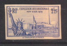 Exposition De New York YT 426 De 1939 Très Légère Trace Charnière Rare - Ohne Zuordnung