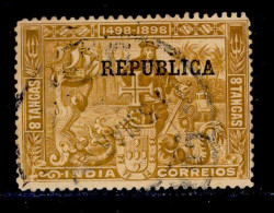 ! ! Portuguese India - 1913 Vasco Gama 8 Tg - Af. 253 - Used - Portuguese India