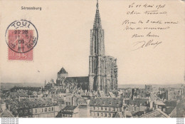 J25- 67) STRASSBURG  - (OBLITERATION DE 1906 - 2 SCANS) - Strasbourg