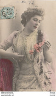 J15- ARTISTE FEMME - FRAU - LADY -  JEANNE GRANIER - PAR REUTLINGER , PARIS - (OBLITERATION DE 1903 - 2 SCANS) - Künstler