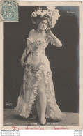 J14- ARTISTE FEMME - FRAU - LADY - LIANE DE VRIES - MARIGNY , PAR REUTLINGER , PARIS - (OBLITERATION DE 1903 - (2 SCANS) - Künstler