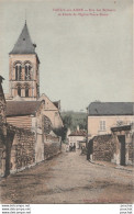 J11- 02) VAILLY SUR AISNE - UE DES BERCEAUX ET ABSIDE DE L'EGLISE NOTRE DAME - (ANIMEE - COLORISEE - 2 SCANS) - Sonstige & Ohne Zuordnung