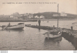 J11-29) SAINT POL DE LEON (FINISTERE) GREVE DE PEMPOUL ET BUTTE DU CHAMP DE LA RIVE - (2 SCANS)  - Saint-Pol-de-Léon