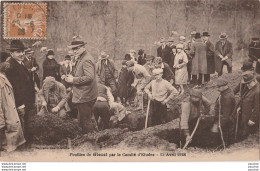 03) FERRIERES SUR SICHON - FOUILLES DE GLOZEL PAR LE COMITE D'ETUDES - 13 AVRIL 1928  - (ARCHEOLOGIE) - Autres & Non Classés