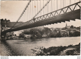 J6-47) FUMEL (LOT ET GARONNE) PERSPECTIVE DU PONT - (OBLITERATION DE 1955 - 2 SCANS)  - Fumel