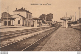 J6- 54) MARAINVILLER ( C0QUILLE - MARINVILLER) LA GARE - (MICHELINE - TRAIN - 2 SCANS) - Sonstige & Ohne Zuordnung