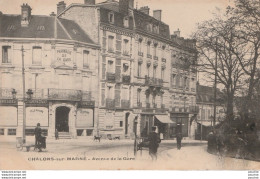 J2- 51) CHALONS SUR MARNE - AVENUE DE LA GARE - (2 SCANS) - Châlons-sur-Marne