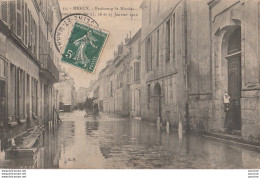 J2- 77) MEAUX -  INONDATION DES 25 , 26 ET 27 JANVIER 1910 - FAUBOURG ST. NICOLAS - Meaux