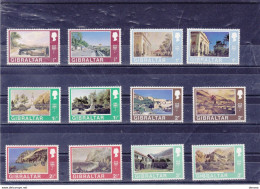 GIBRALTAR 1971 VUES DE GIBRALTAR  Yvert 239-270, Michel 244-275 NEUF** MNH Cote :yv 50 Euros - Gibraltar