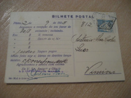 PORTO 1935 To Vimioso Cancel Cupertino De Miranda Banqueiros Folded Card PORTUGAL - Brieven En Documenten