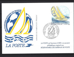 FRANCE 1993. Carte Souvenir Philatélique LA POSTE ( Y&T 2831. 2f 80 ) . " Les Postiers Autour Du Monde ". - Documents De La Poste