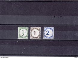 GIBRALTAR 1971 TAXE Yvert 4-6 NEUF** MNH Cote 4,50 Euros - Gibraltar