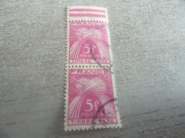 Type Gerbes -Timbre-Taxe - 5f. - Yt 85 - Rose-lilas - Double Oblitérés - Année 1946 - - 1859-1959 Gebraucht