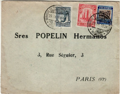 COLOMBIA 1934 AIRMAIL LETTER SENT FROM MEDELLIN TO PARIS - Colombie