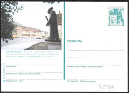 Germania/Germany/Allemagne: Intero, Stationery, Entier, Monumento Al Dr. Johann Faust - Monuments