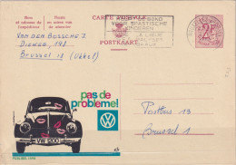 Belgio INTERO POSTALE  PUBLIBEL  Figurato  VW MAGGIOLINO - Voitures