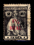 ! ! Portuguese India - 1922 Ceres OVP 1 1/2r (Chalky Paper) - Af. 322 - Used - Inde Portugaise