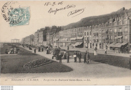 K23- 62) BOULOGNE SUR  MER - PERSPECTIVE DU BOULEVARD SAINTE BEUVE - Boulogne Sur Mer