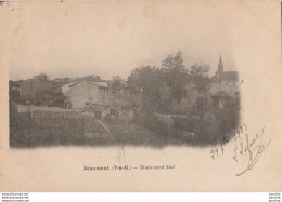 K20- 82) BEAUMONT (TARN ET GARONNE)  BOULEVARD SUD  - (OBLITERATION DE 1903 - 2 SCANS) - Beaumont De Lomagne