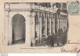 K20-32) BARBOTAN LES BAINS - ETABLISSEMENT DE BAINS - (OBLITERATION DE 1905 - 2 SCANS) - Barbotan