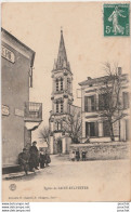 K12-47) SAINT SYLVESTRE (LOT ET GARONNE) L' EGLISE  - ( ANIMEE - PERSONNAGES - VILLAGEOIS - EPICERIE ) - Sonstige & Ohne Zuordnung