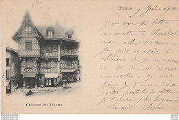 K13-63) THIERS - CHATEAU DU PIROUX  - (OBLITERATION DE 1906 - 2 SCANS) - Thiers