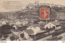 K11- 15) SAINT FLOUR (CANTAL) VUE GENERALE PRISE DE BELLEVUE-  (GARE TRAIN A VAPEUR) - Saint Flour