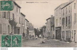 K10-03) MONTAIGUET (ALLIER) LA GRANDE RUE - (ANIMEE - HABITANTS  -  VILLAGEOIS) - Autres & Non Classés