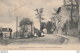 K10- 94) VILLENEUVE SAINT GEORGES  - LE PARC -  AVENUE DELETANG - (ANIMEE - HABITANTS -  2 SCANS) - Villeneuve Saint Georges