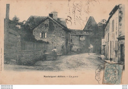 K10-03) MONTAIGUET (ALLIER) LA PORTE - (ANIMEE - HABITANTS) - Autres & Non Classés