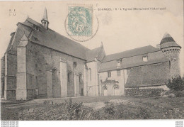 K9- 19) SAINT ANGEL (CORREZE) L'EGLISE (MONUMENT HISTORIQUE) - Autres & Non Classés