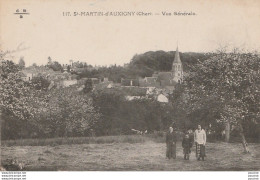 K7-18) SAINT MARTIN D'AUXIGNY (CHER) VUE GENERALE - (ANIMEE - PERSONNAGES - 2 SCANS) - Other & Unclassified