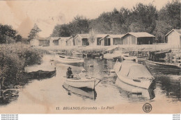 K6- 33) BIGANOS (GIRONDE)  LE PORT  - (ANIMEE - BATEAUX - 2 SCANS) - Otros & Sin Clasificación