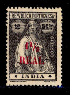 ! ! Portuguese India - 1922 Ceres OVP 1 1/2r (Lozanged Paper) - Af. 322g - MH (ns042) - Portugiesisch-Indien