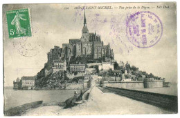 50 . Le Mont Saint Michel . Vue Prise De La Digue - Le Mont Saint Michel